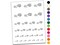 The Creation of Adam Michelangelo Painting Temporary Tattoo Water Resistant Fake Body Art Set Collection